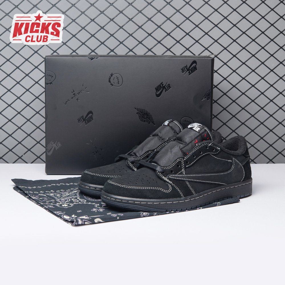 Jordan 1 Retro Low OG SP Travis Scott Black Phantom Unisex [M234724107 ...